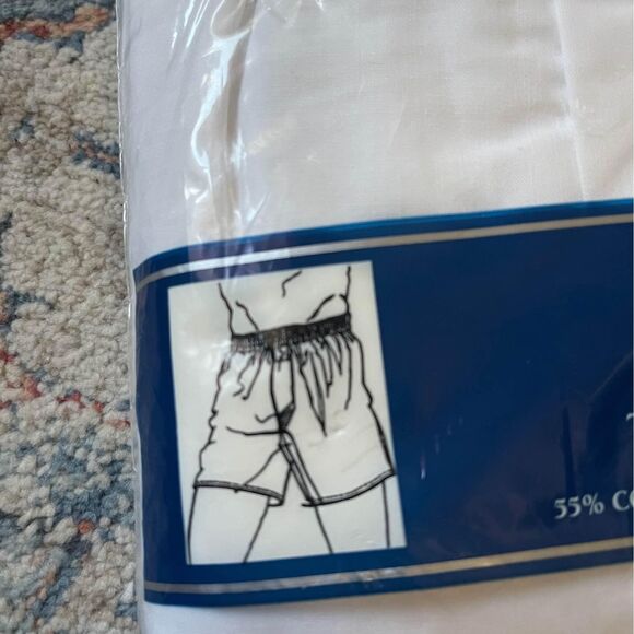 Vintage TownCraft JC Penney Mens White Boxers 3 Pk Sz 40 White Underwear NIP - Picture 5 of 5